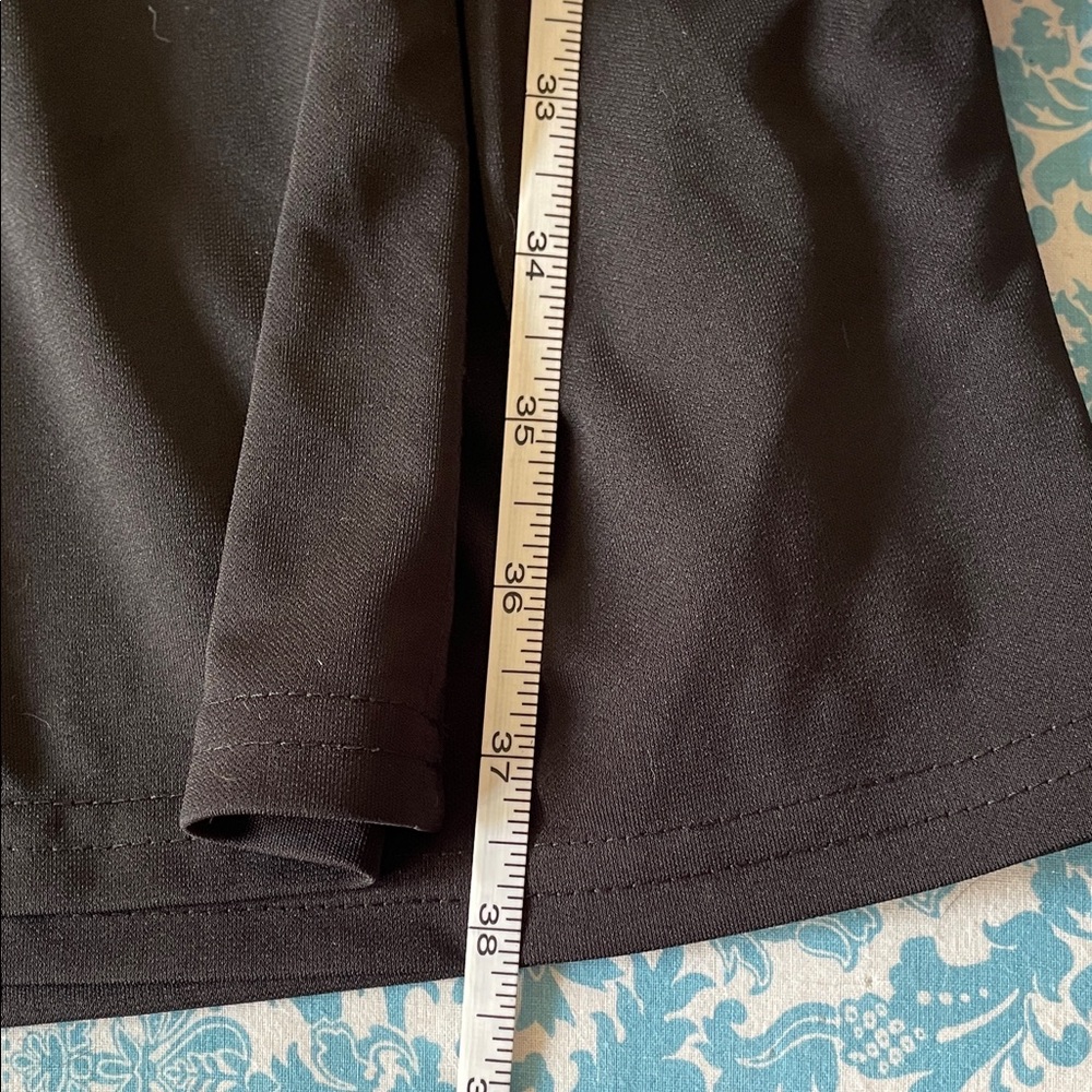 Vintage A-List Junior large (14) Black wrap Dress with Pink/White accent - Picture 10 of 10
